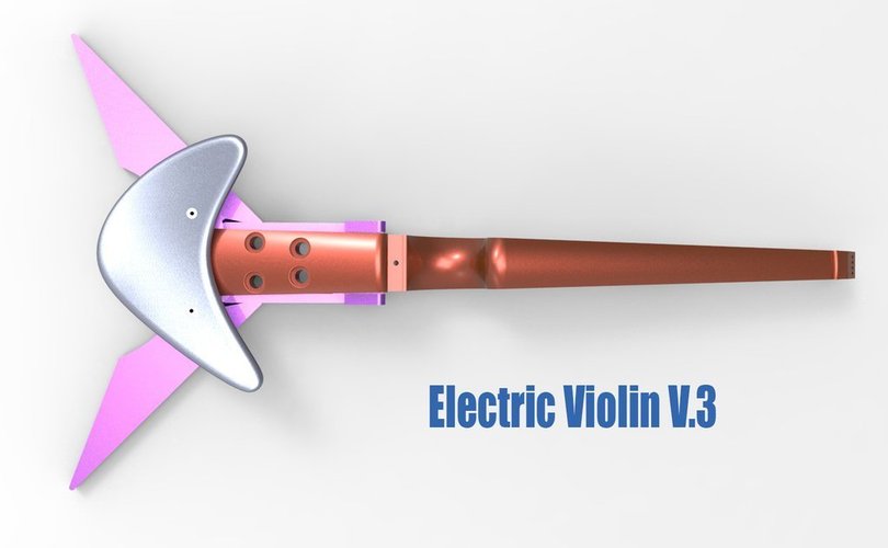 Rock-Star Electric Violin V.3 3D Print 41296