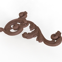 ornament leaves (leg) - Thumbnail 2