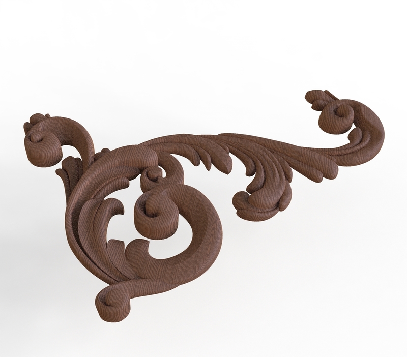 ornament leaves (leg)