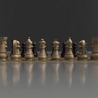 Small Chess Game 3D Printing 413071