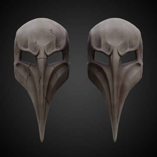 Plague Doctor Mask (12 Monkeys Inspired) 3D Print 413212