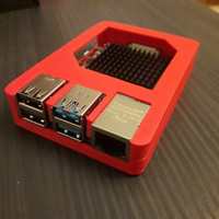 Small CNC WOOD CASE FOR RASPBERRY PI 4 3D Printing 413309