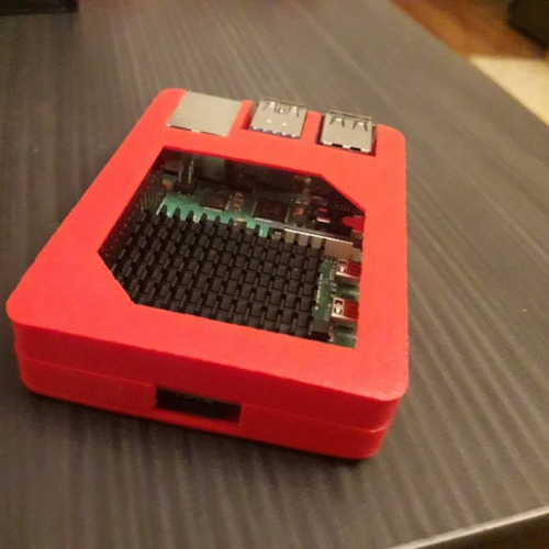 CNC WOOD CASE FOR RASPBERRY PI 4 3D Print 413310