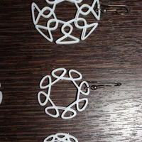 Small Eco Earrings 3D Printing 413381