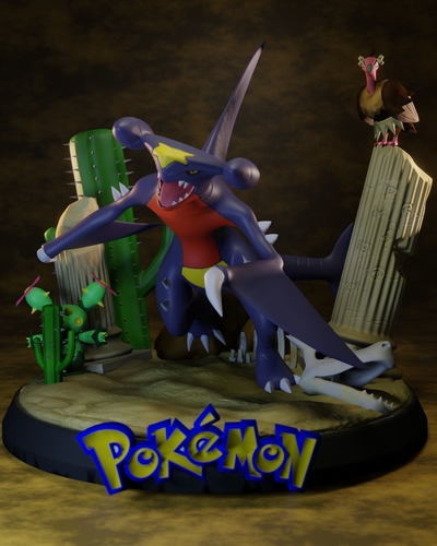 Pokemon Garchomp 3D Print 413418