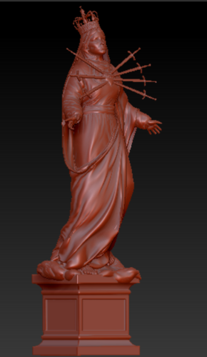 Our Lady of Sorrows 3D Print 413462