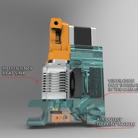 XYZ DA VINCI DOUBLE FAN CARRIAGE. - Thumbnail 6