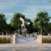 Saint Michael Statue 3D model - Thumbnail 7