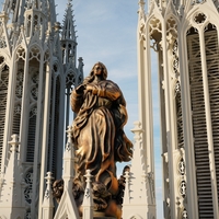 Mother Mary go to heaven 3D model - Thumbnail 1