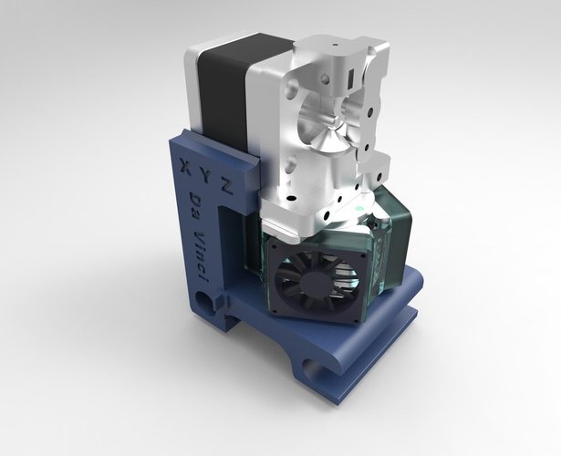 XYZ Da Vinci 1.0 Three fan extruder carriage. 3D Print 41351