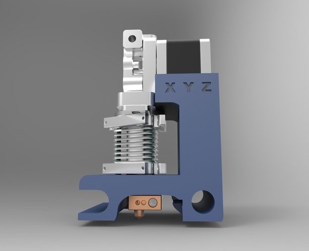 XYZ Da Vinci 1.0 Three fan extruder carriage. 3D Print 41353