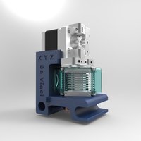 XYZ Da Vinci 1.0 Three fan extruder carriage. - Thumbnail 4