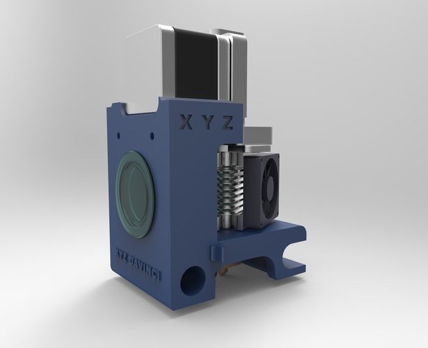 XYZ Da Vinci 1.0 Three fan extruder carriage. 3D Print 41355