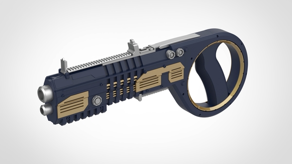 Bloodsport rotating gun from the movie Suicide Squad 2021