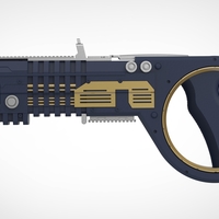 Bloodsport rotating gun from the movie Suicide Squad 2021 - Thumbnail 2