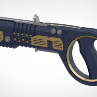 Bloodsport rotating gun from the movie Suicide Squad 2021 - Thumbnail 3