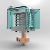 XYZ Da Vinci 1.0 Three fan extruder carriage. - Thumbnail 8