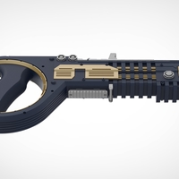 Bloodsport rotating gun from the movie Suicide Squad 2021 - Thumbnail 13