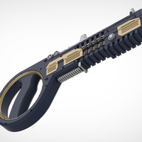 Bloodsport rotating gun from the movie Suicide Squad 2021 - Thumbnail 15