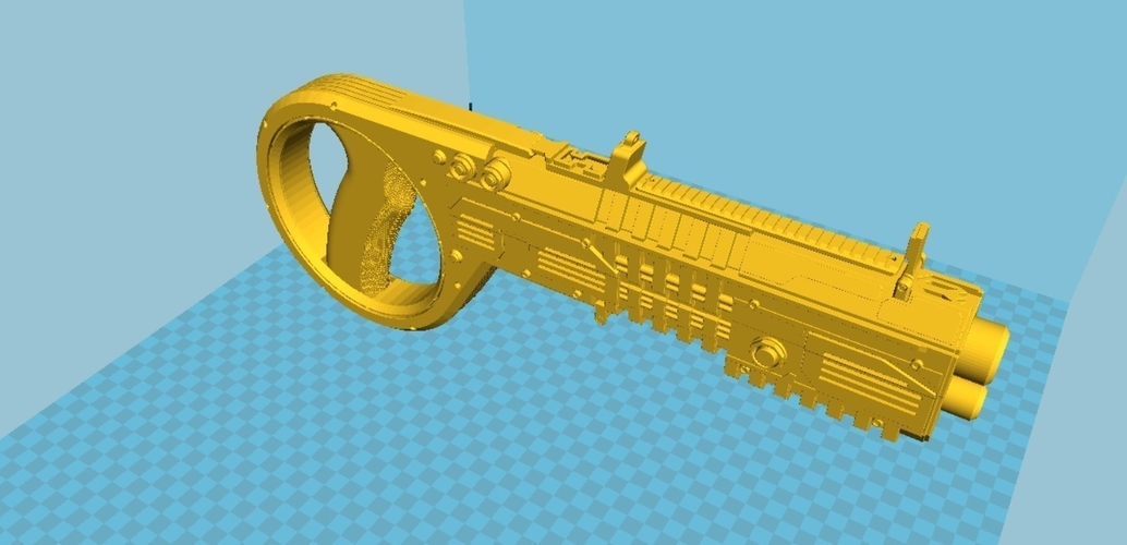 Bloodsport rotating gun from the movie Suicide Squad 2021 3D Print 413587
