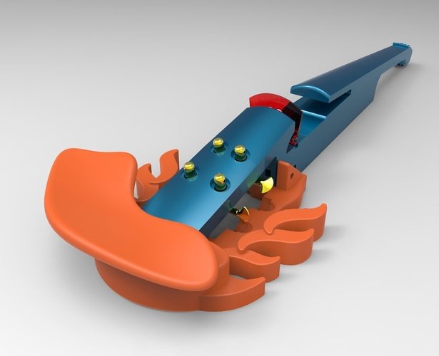 RockStar Electric Violin 3D Print 41361