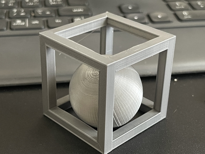 Box with ball inside 3D Print 413630