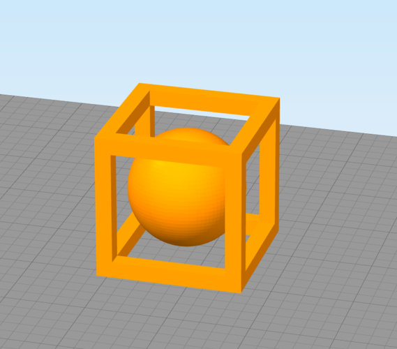 Box with ball inside 3D Print 413631