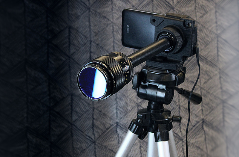 Assembler "smartphone - spotting scope"