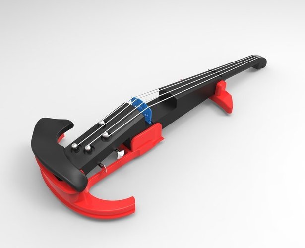 Easy printing Electric Violin. 3D Print 41366