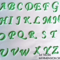 Uppercase and lowercase alphabet stamp - Thumbnail 1