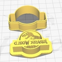 Cortante y marcador JURASSIC WORLD 3D model - Thumbnail 3