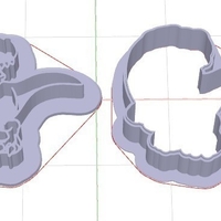 T rex cookie cutter and marker - Thumbnail 1