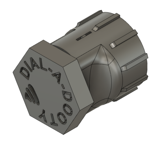 Dial-A-Dooty (Smartwater bottle bidet) 3D Print 413773