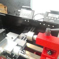 DRO (digital read out) Brackets  and supports for HF 7x10 mini L - Thumbnail 4