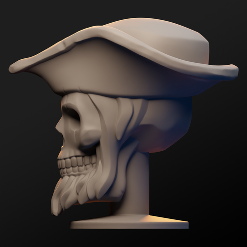 Pirate Skull 3D Print 413912