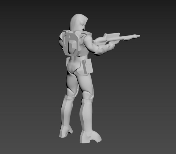 RRT Style Zentradi Light Infantry - Project Echelon 3D Print 413969