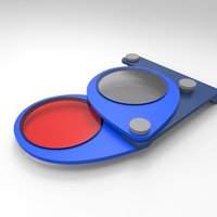 Rotating dual lens holder for Uncia DLP printer. - Thumbnail 2