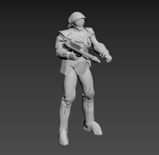 RRT Style Zentradi Light Infantry - Project Echelon 3D Print 413971