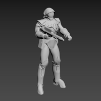 Small RRT Style Zentradi Light Infantry - Project Echelon 3D Printing 413971