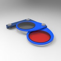 Rotating dual lens holder for Uncia DLP printer. - Thumbnail 3