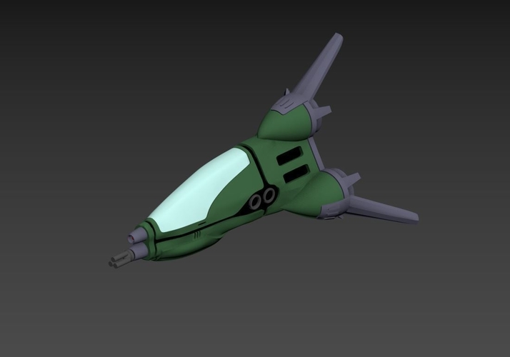RRT Style Zentradi Gnerl Fighter – Project Echelon 3D Print 414014