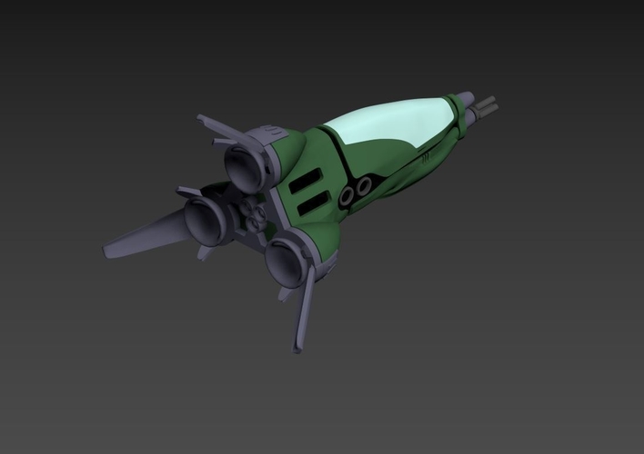 RRT Style Zentradi Gnerl Fighter – Project Echelon 3D Print 414015