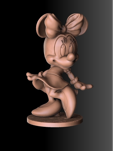 Minnie Mouse.3d printable.STL.