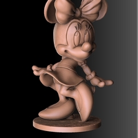 Small Minnie Mouse.3d printable.STL. 3D Printing 414118