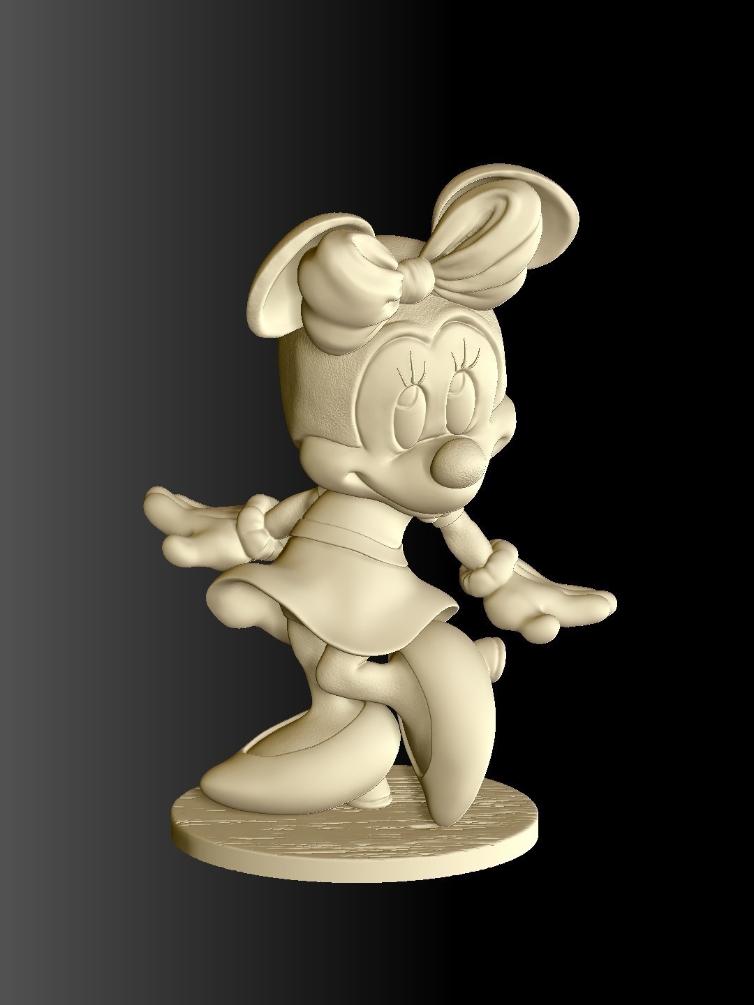 Minnie Mouse by Lucky, Download free STL model