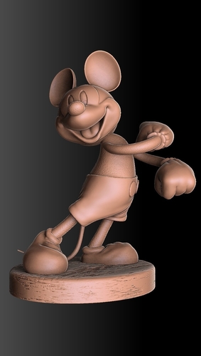 Mickey mouse happy.3d printable.