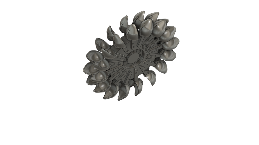 Pelton Turbine 3D Print 414169