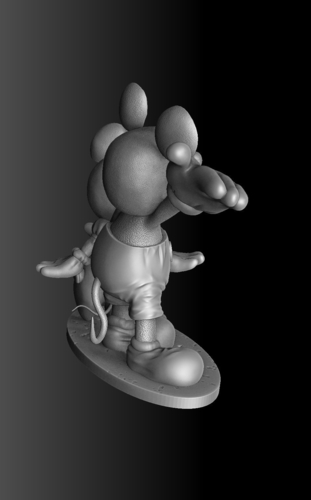Mickey&Minnie together.STL. 3D Print 414177