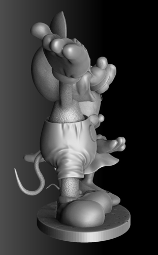 Mickey&Minnie together.STL. 3D Print 414178