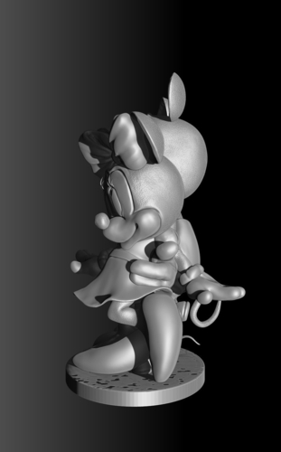 Mickey&Minnie together.STL. 3D Print 414187